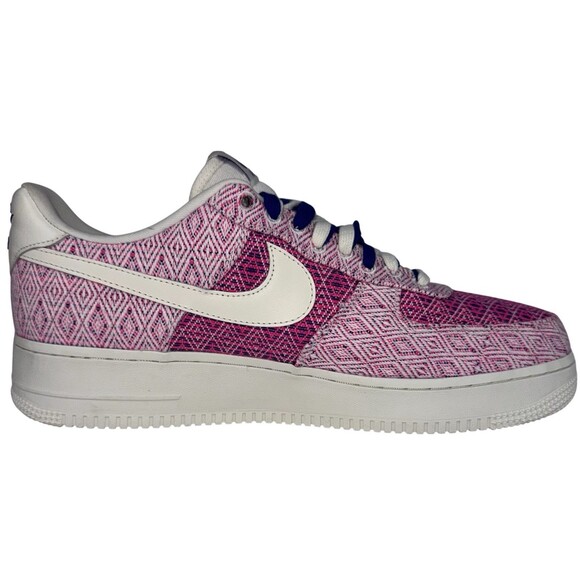 Nike Air Force 1 Low Woven Together Women Size 14 Multicolor Pink HF5128-902 New - Picture 2 of 8